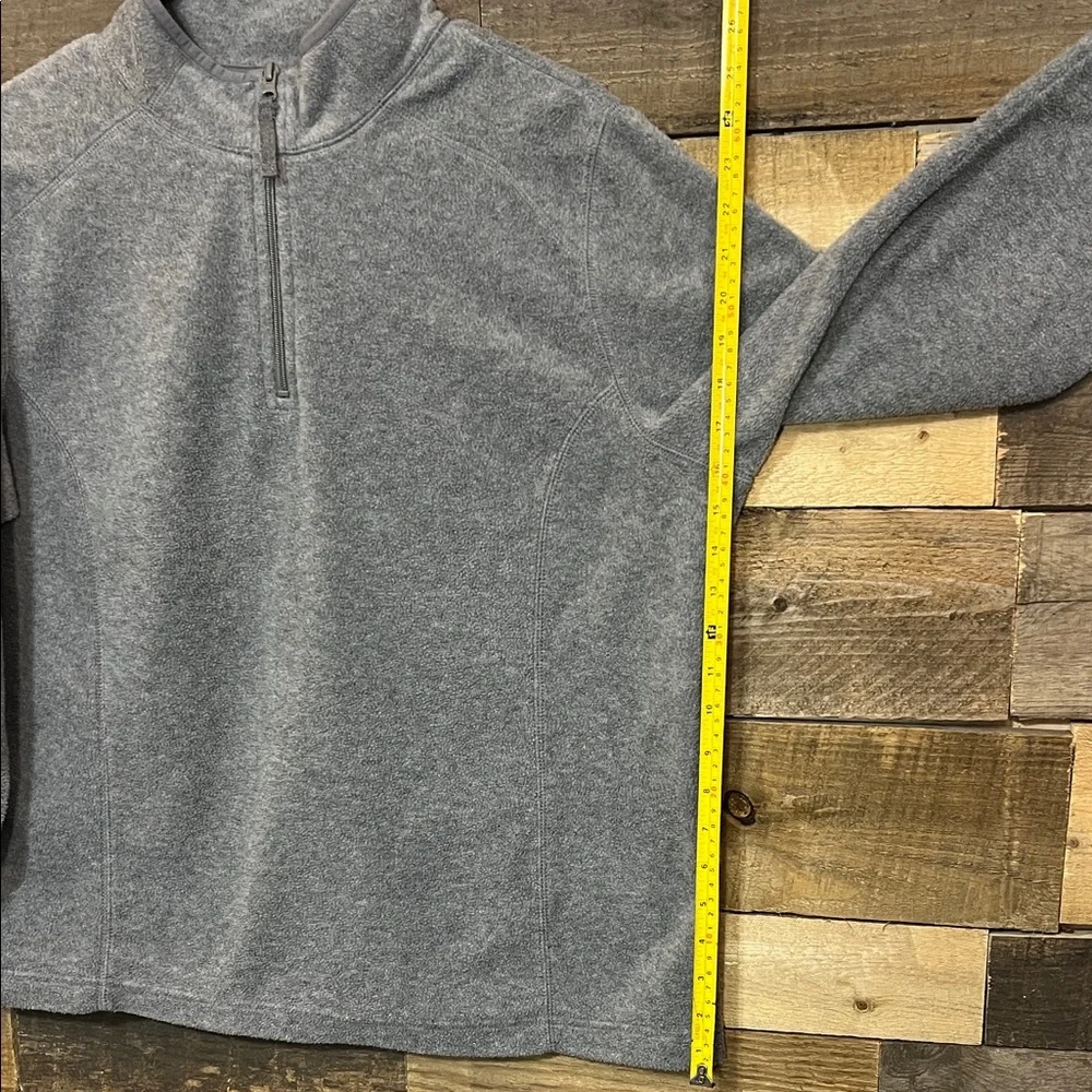 Made for Life Gray Fleece Quarter Zip Up Pullover - Picture 11 of 16